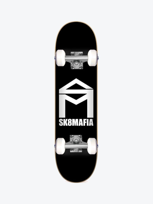 Sk8Mafia House Logo Black 6.0" Micro Complete - Skateboard - Completes