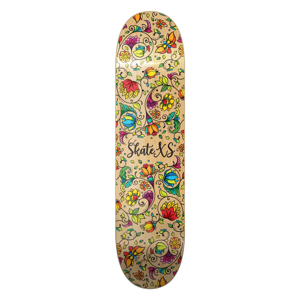 SkateXS Flower 7.4 - Skateboard - Decks