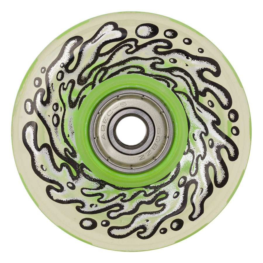 Slime Balls 78a Light Ups LED 60mm (Green) - Skateboard - Wheels