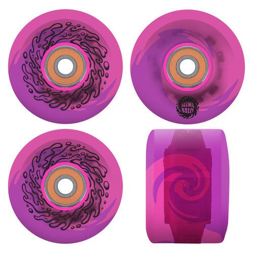 Slime Balls 78a Light Ups OG Led 60mm (Pink/Purple) - Skateboard - Wheels