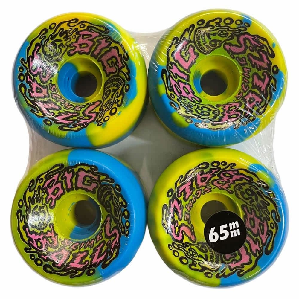 Slime Balls 97a Goooberz Big Balls 65mm (Yellow) - Skateboard - Wheels