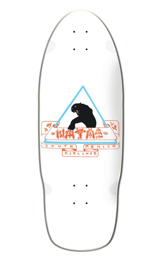 SMA Natas (White Dipped) 10" WB: 16.375" Reissue Series 1 - Skateboard - Decks