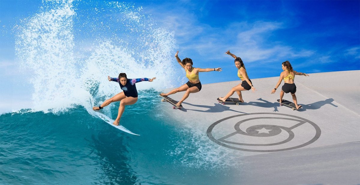 SmoothStar 31″ Johanne Defay THD (Aqua/Grey) Surfskate - Surfskate - Completes