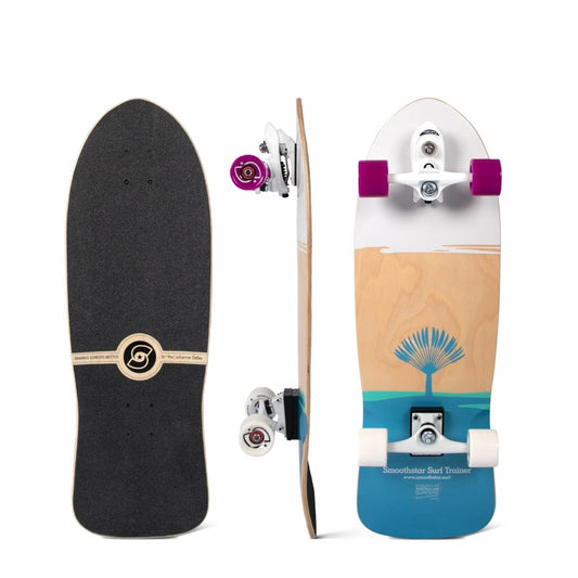 SmoothStar 31″ Johanne Defay THD (Teal/White) Surfskate - Surfskate - Completes