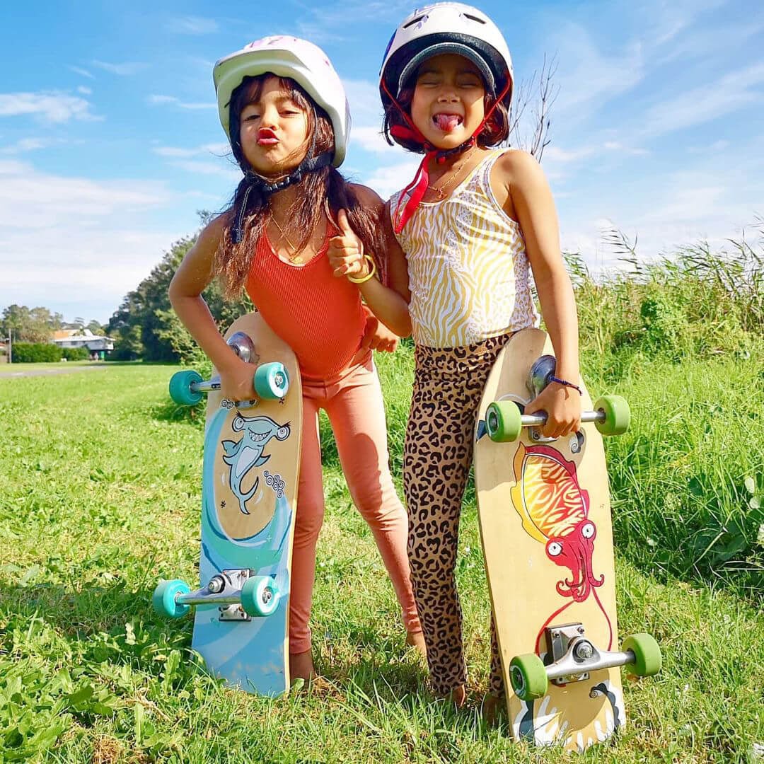 SmoothStar Mini Grom Cuttlefish 26″ Kids Surfskate - Surfskate - Completes