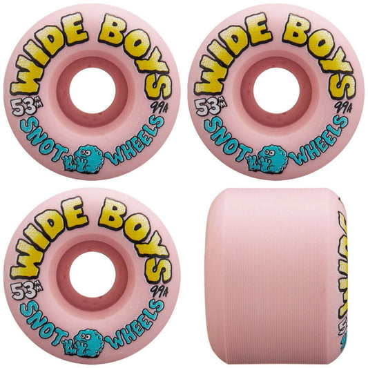 Snot Wide Boys 53mm 99A Pale Pink - Skateboard - Wheels