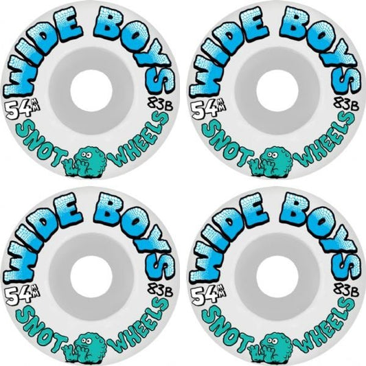 Snot Wide Boys 54mm 83B White Glow - Skateboard - Wheels