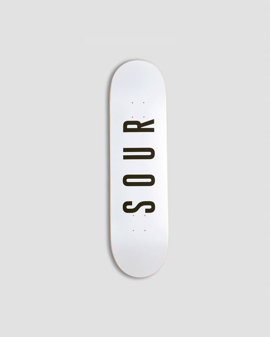 Sour Army White Deck 8.25" - Skateboard - Decks