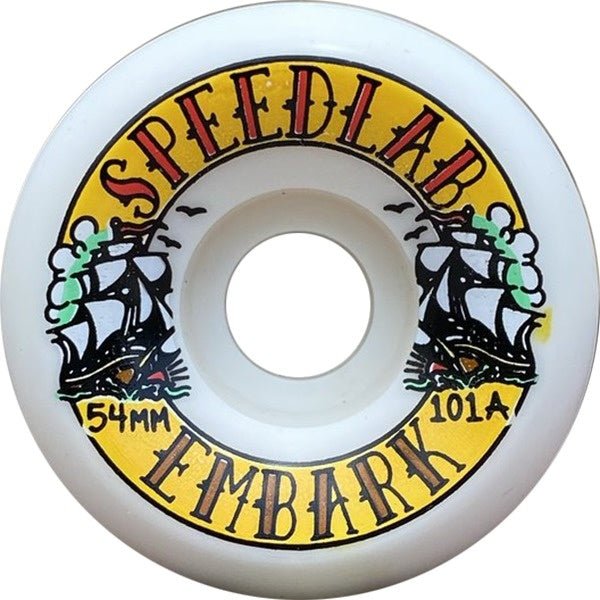 SPEEDLAB 101a Embark 54mm (White) - Skateboard - Wheels