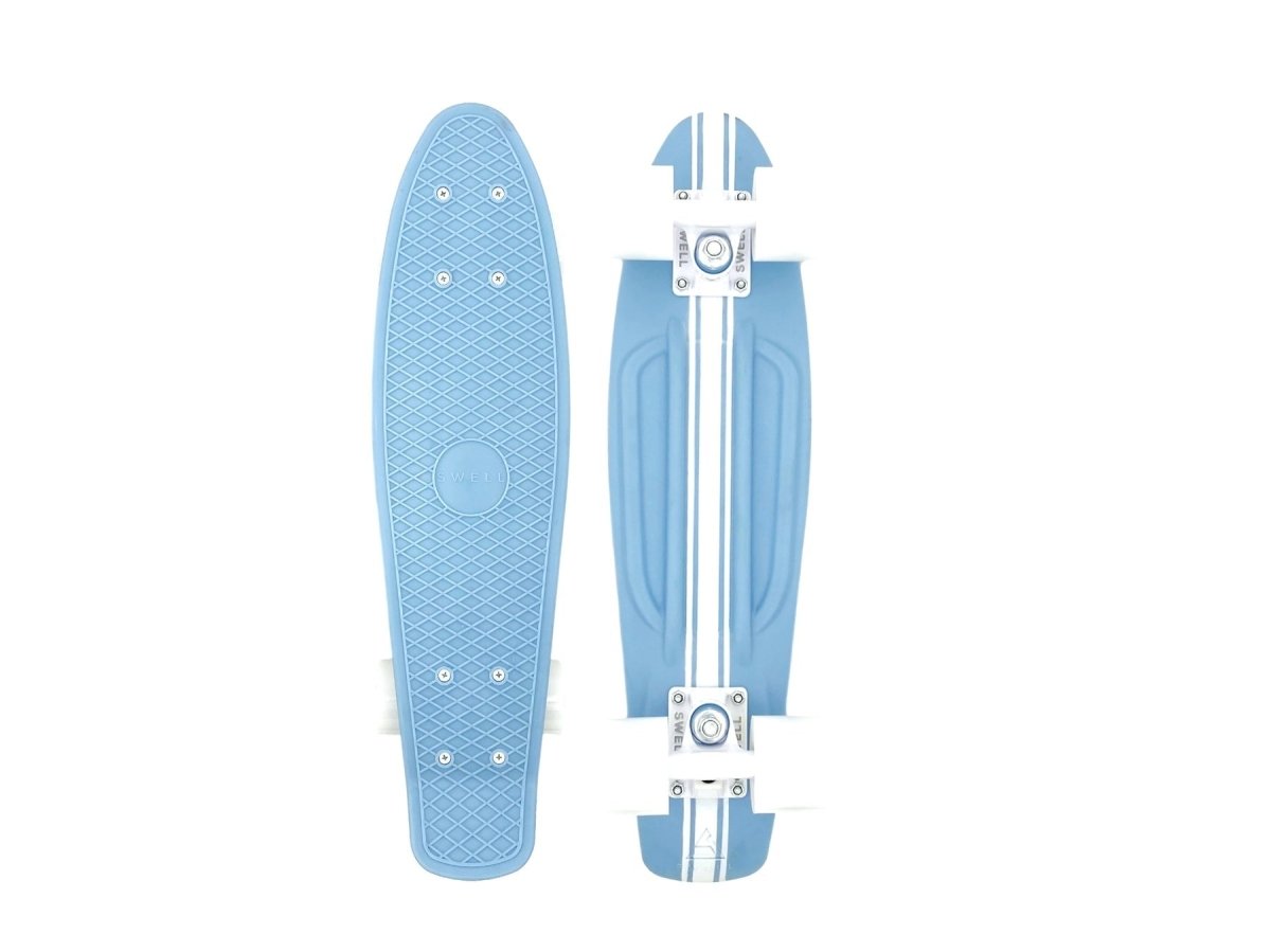 Swell 28" Surf Rider Blue Skateboard Complete - Cruiser - Completes