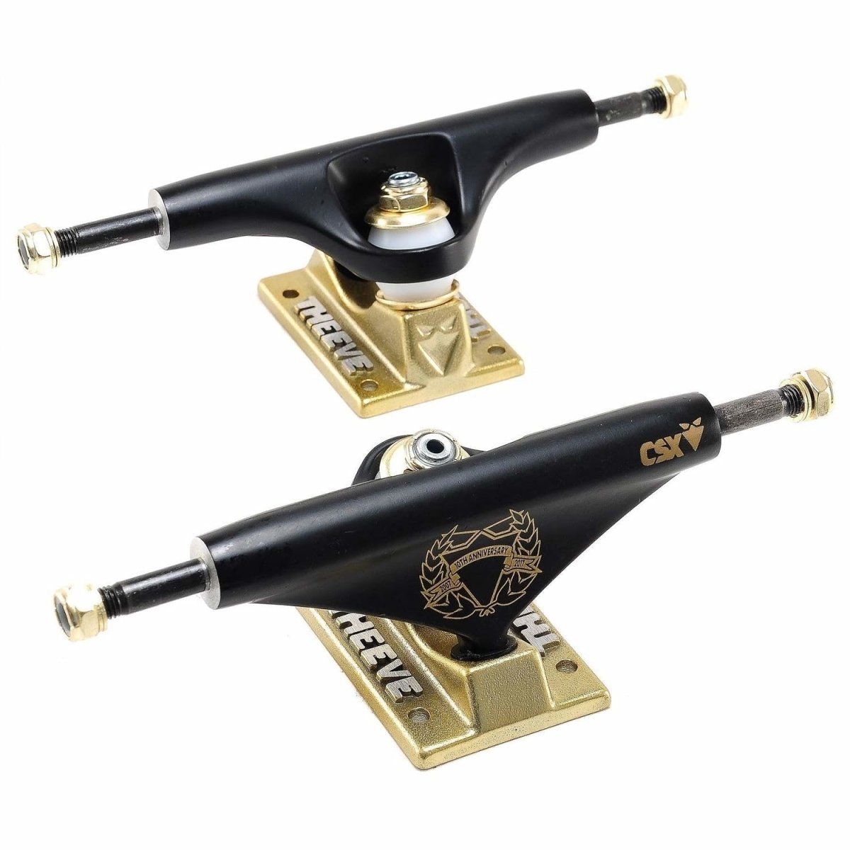 Theeve Anniversary Gold Trucks - 5.25 - Skateboard - Trucks