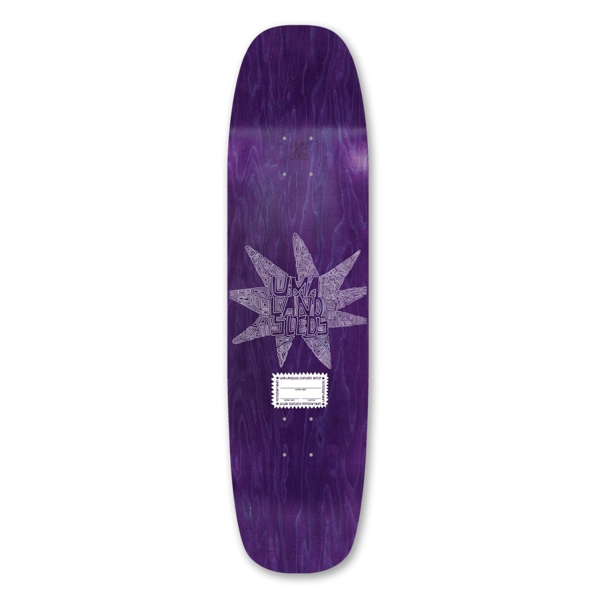 Uma Streams Evan Smith 8.625" Heirloom Shape - Skateboard - Decks