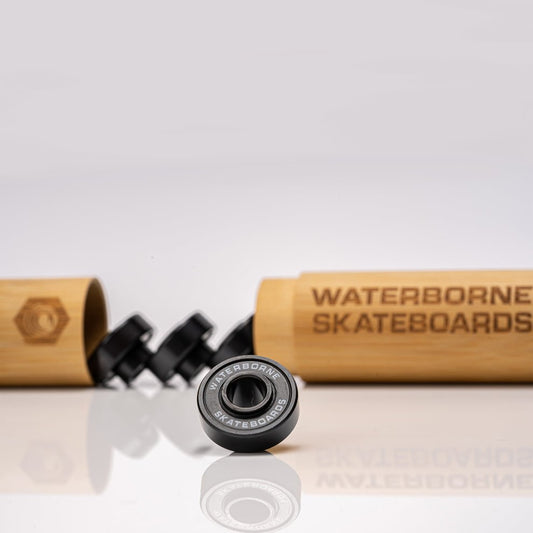 Waterborne Black-Chrome Surfskate Bearings - High Velocity - Skateboard - Bearings