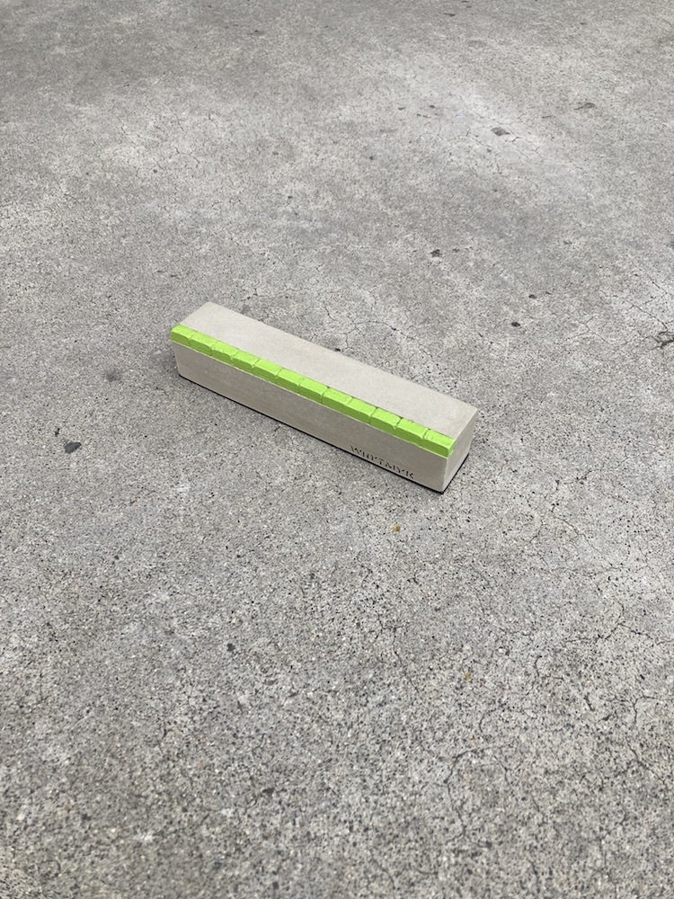 WhytMykConcrete Butter Brick (Green) - Fingerboard - FB Ramps