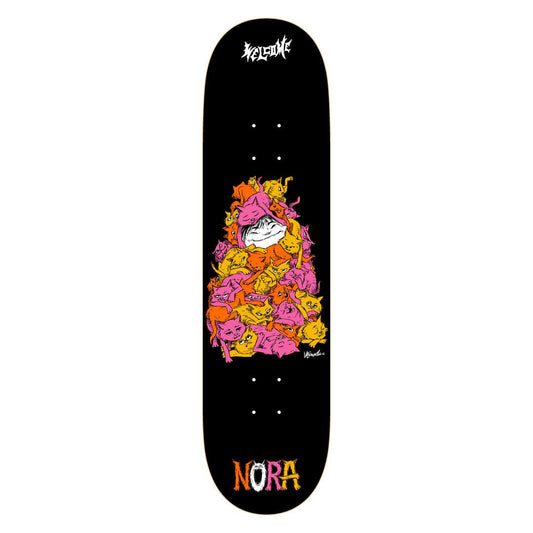 WLCM Nora Purr Pile on Popsicle - Black Stain 7.75'' - Skateboard - Decks
