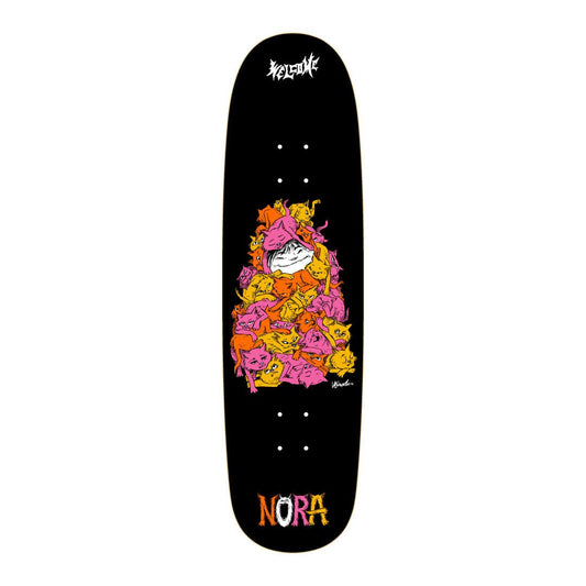 WLCM Nora Purr Pile on Sphynx - Black Stain 8.8'' - Skateboard - Decks