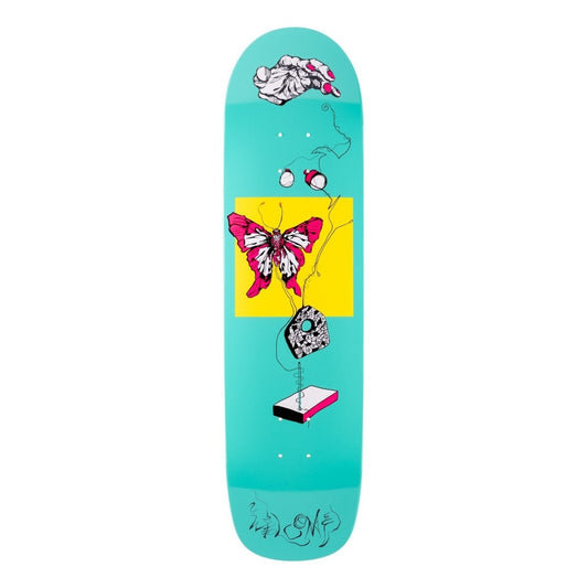 WLCM Puppet Master on Son of Planchette - Teal/White Dip 8.38’’ - Skateboard - Decks