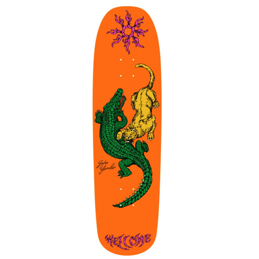 WLCM Swamp Fight on Panther - Orange 9.0" wb14.75 - Skateboard - Decks