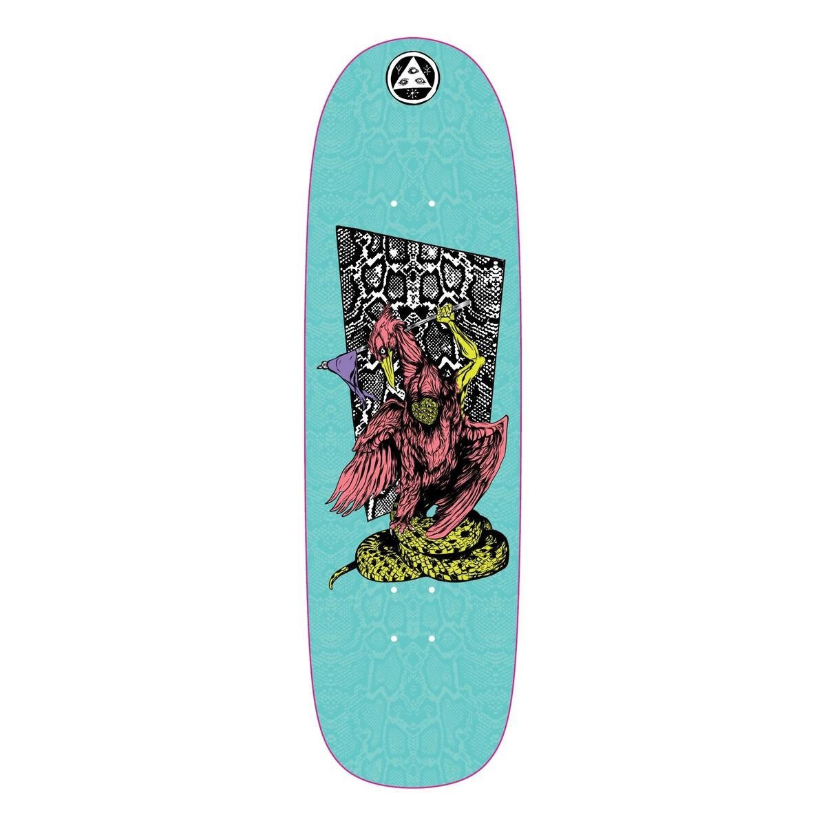 WLCM Twenty Eyes on Boline 9.25" Teal - Skateboard - Decks